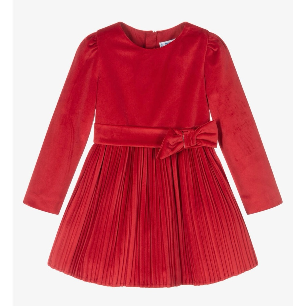 Mayoral, Beautiful red special occasion dress, size 4 Toddler